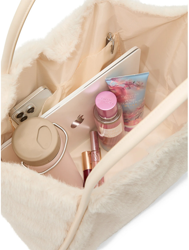 Сумка Victoria's Secret Faux-Fur Tote Bag_4