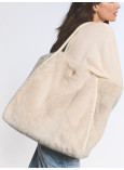 Сумка Victoria's Secret Faux-Fur Tote Bag_1