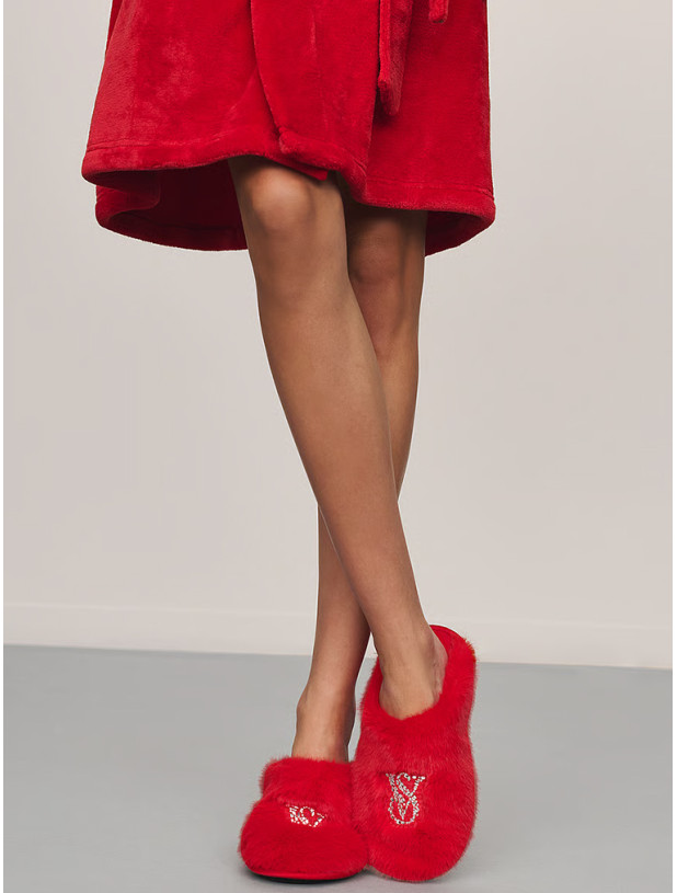 Тапочки Victoria's Secret Luxe Plush Closed-Toe Slippers_2