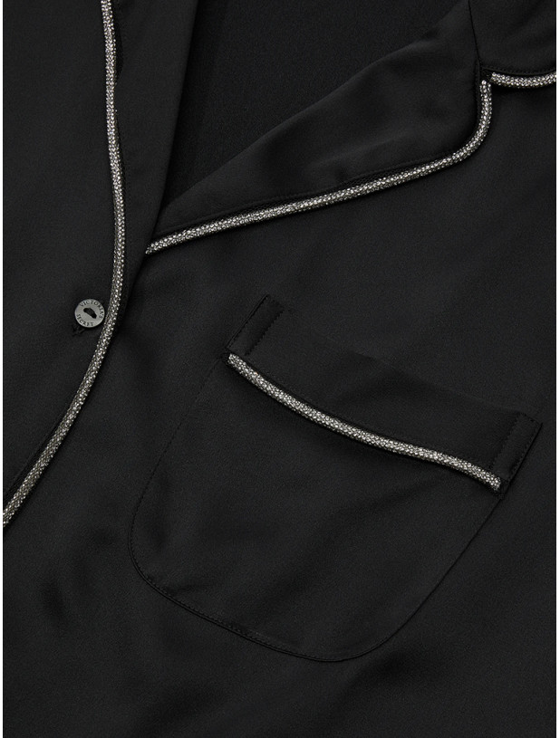 Піжама Victoria's Secret Signature Satin Shine Long Pajama Set_5