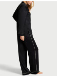 Піжама Victoria's Secret Signature Satin Shine Long Pajama Set_3