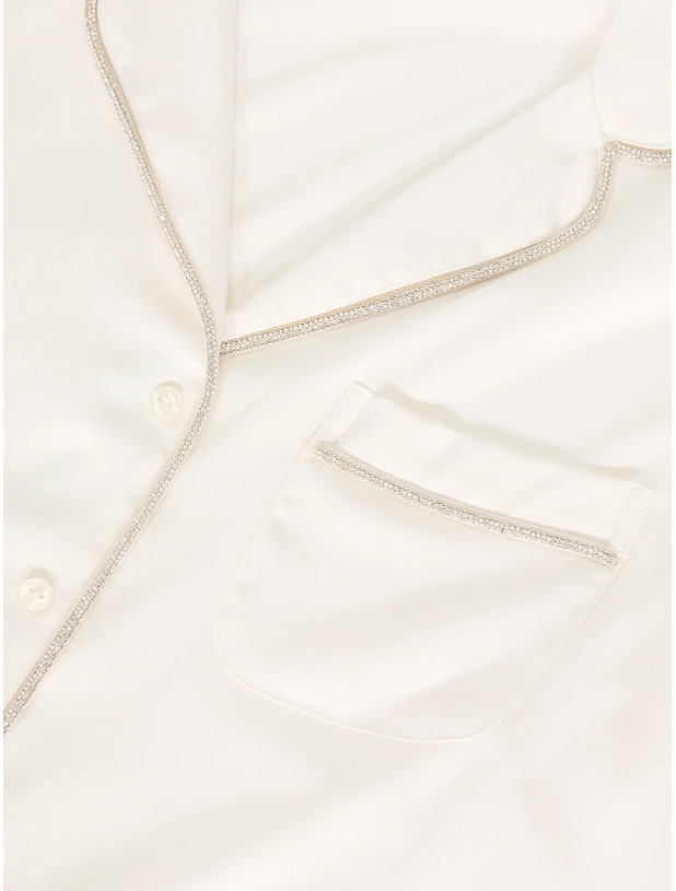 Піжама Victoria's Secret Signature Satin Shine Long Pajama Set_4