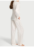 Піжама Victoria's Secret Signature Satin Shine Long Pajama Set_3