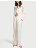 Піжама Victoria's Secret Signature Satin Shine Long Pajama Set_2