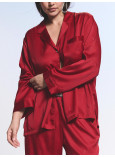 Піжама Victoria's Secret Signature Satin Shine Long Pajama Set_3