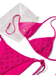 Купальник Бикини Треугольник Victoria's Secret The BagKINI Triangle Bikini Top & Cheeky String Bikini Bottom_4