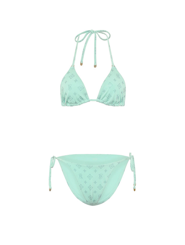 Купальник Бикини Треугольник Victoria's Secret The BagKINI Triangle Bikini Top & Cheeky String Bikini Bottom_4