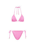 Купальник Бикини Треугольник Victoria's Secret The BagKINI Triangle Bikini Top & Cheeky String Bikini Bottom_3