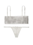 Комплект Білизни зі Стразами Victoria's Secret Very Sexy Shine Bandeau Bralette & Panty Set_6
