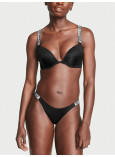 Купальник Пуш-ап со Стразами Victoria's Secret Shine Strap Bombshell Add-2-Cups Push-Up Bikini Top & Brazilian Bikini Bottom_5