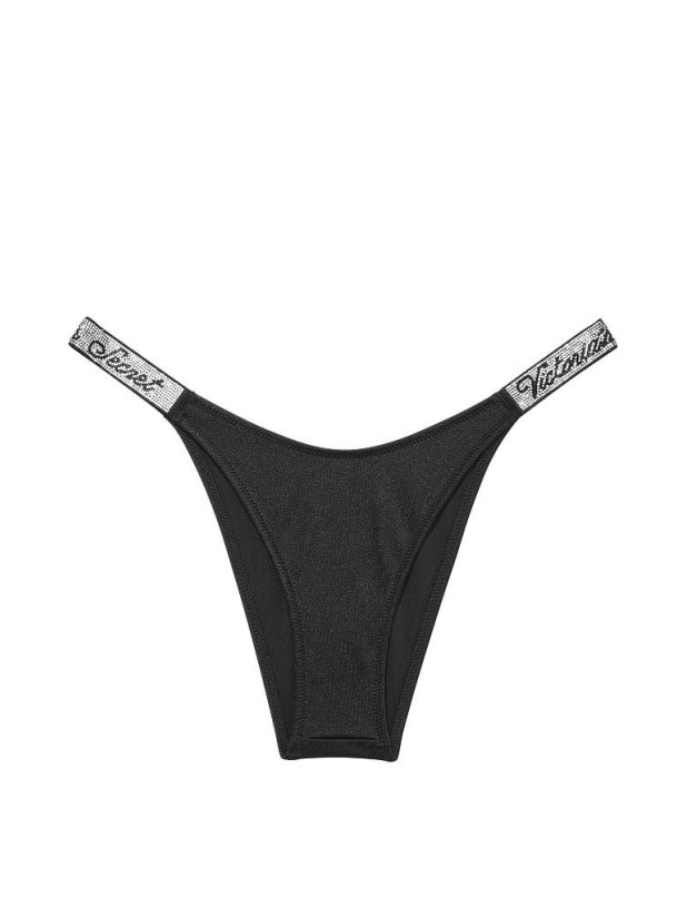 Купальник Пуш-ап со Стразами Victoria's Secret Shine Strap Bombshell Add-2-Cups Push-Up Bikini Top & Brazilian Bikini Bottom_4