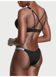 Купальник Пуш-ап со Стразами Victoria's Secret Shine Strap Bombshell Add-2-Cups Push-Up Bikini Top & Brazilian Bikini Bottom_6