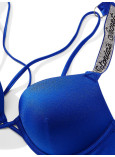 Купальник Пуш-ап зі Стразами Victoria's Secret Shine Strap Bombshell Add-2-Cups Push-Up Bikini Top & Thong Bikini Bottom_5