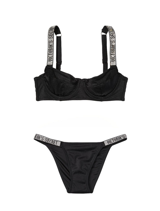 Купальник со Стразами Victoria's Secret Shine Strap Wicked Bikini Top & Barbados Bikini Bottom_2