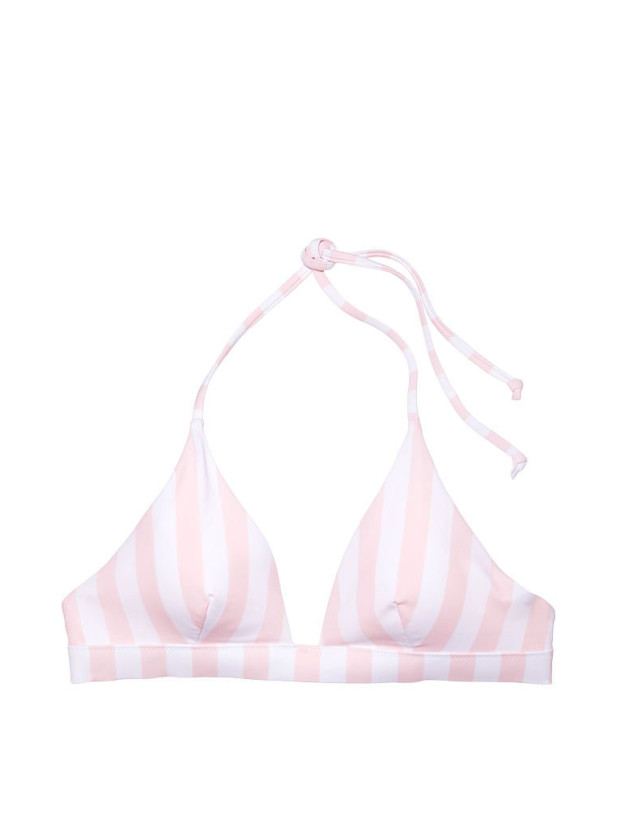 Купальник Бікіні Трикутник Victoria's Secret Swim Essential Halter Bikini Top & Cheeky String Bikini Bottom_4
