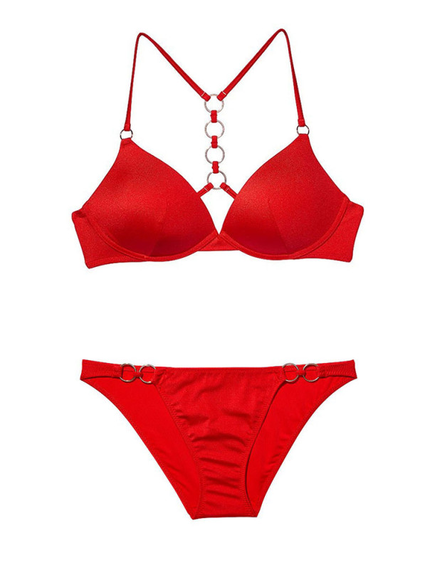 Купальник Пуш-ап Victoria's Secret Rings Wireless Push-Up Swim Top & Cheeky Bikini Bottom_3