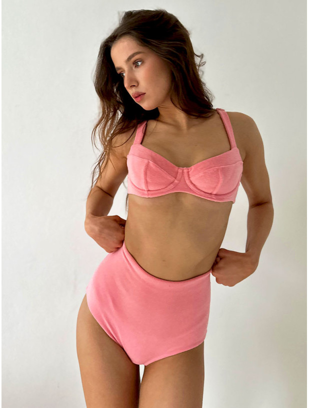 Купальник Victoria’s Secret Essential Terry Wicked Swim Top & Essential Boyshort Bikini Bottom_6