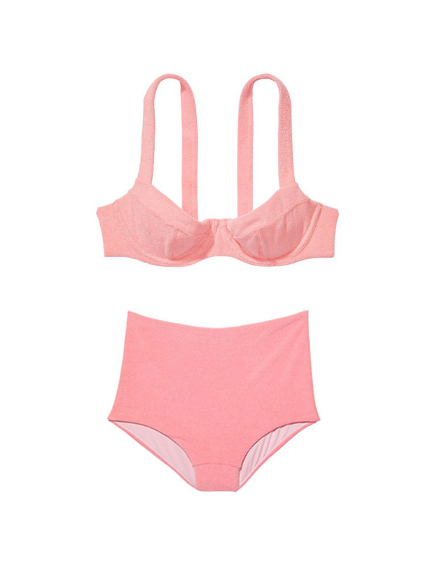 Купальник Victoria’s Secret Essential Terry Wicked Swim Top & Essential Boyshort Bikini Bottom_3