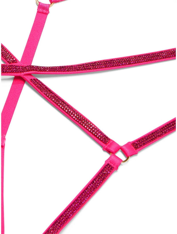 Трусики Victoria's Secret Very Sexy Crotchless Shine Strappy Thong Panty_5