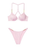 Купальник Пуш-ап Victoria's Secret Chain Strap Push-Up Bikini Top & Brazilian Bikini Bottom_3