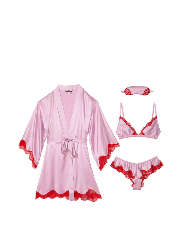 Шовковий Набір 4-в-1 Victoria's Secret Very Sexy 4-Piece Silk Gift Set_4