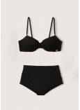 Купальник Victoria's Secret PINK Crinkle Push-Up Bikini Top & Crinkle High-Waist Shortie Bikini Bottom_1
