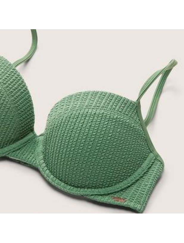 Купальник Victoria's Secret PINK Crinkle Push-Up Bikini Top & Crinkle High-Waist Shortie Bikini Bottom_2