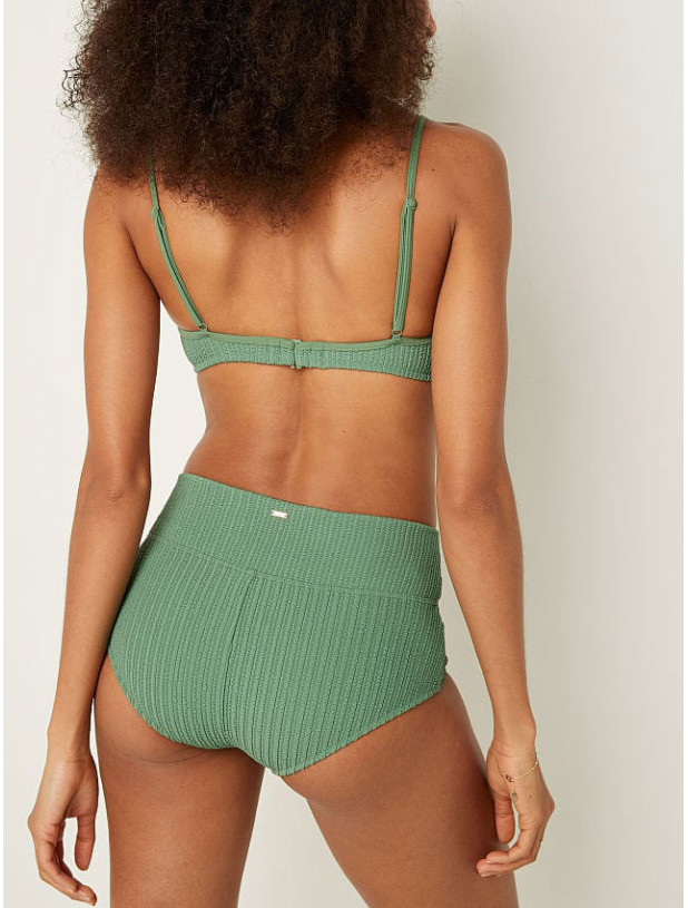 Купальник Victoria's Secret PINK Crinkle Push-Up Bikini Top & Crinkle High-Waist Shortie Bikini Bottom_4