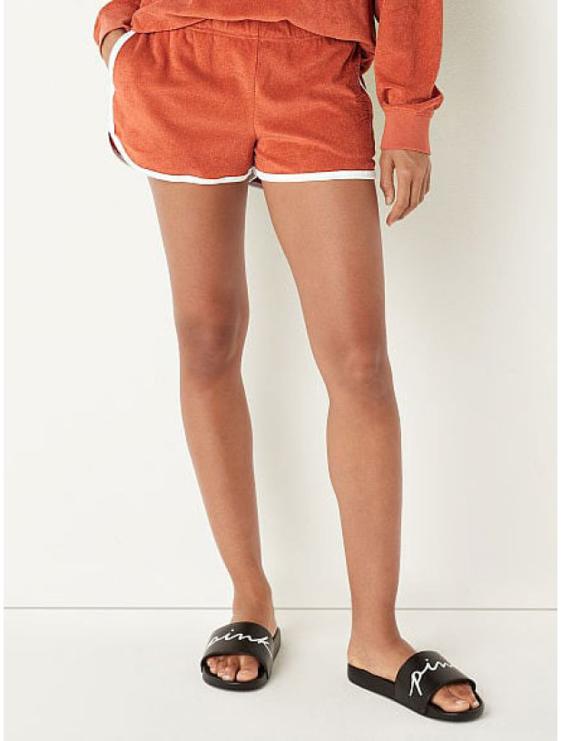 Шорты Махровые Victoria's Secret PINK Beach Terry Varsity Shorts_4