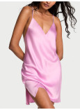 Нічна Сорочка Victoria's Secret Satin Open-Back Slip Dress_2