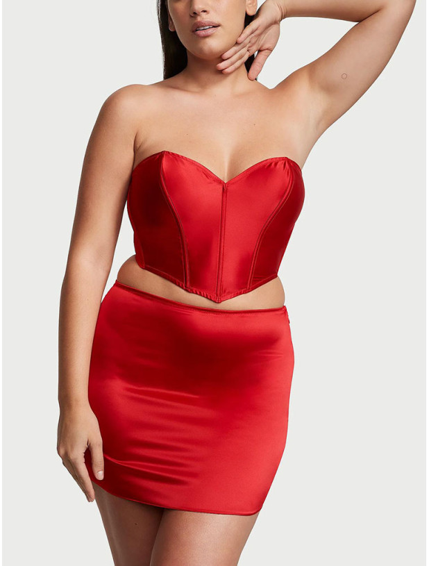 Набір Корсет та Спідниця Victoria's Secret Cheeky Heart Bustier Open-Back Mini Skirt Set_6