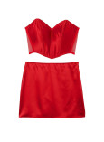 Набір Корсет та Спідниця Victoria's Secret Cheeky Heart Bustier Open-Back Mini Skirt Set_5