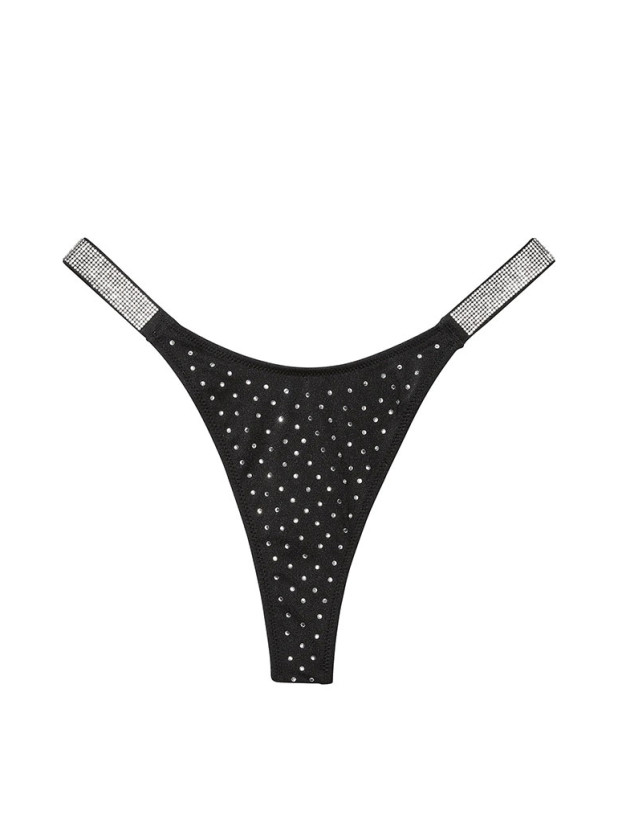 Купальник Пуш-ап со Стразами Victoria's Secret Shine Strap Bombshell Add-2-Cups Push-Up Bikini Top & Thong Bikini Bottom_6
