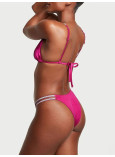 Купальник зі Стразами Victoria's Secret Very Sexy Shine Trim Push-Up Bikini Top & Double Shine Strap Brazilian Bikini Bottom_10