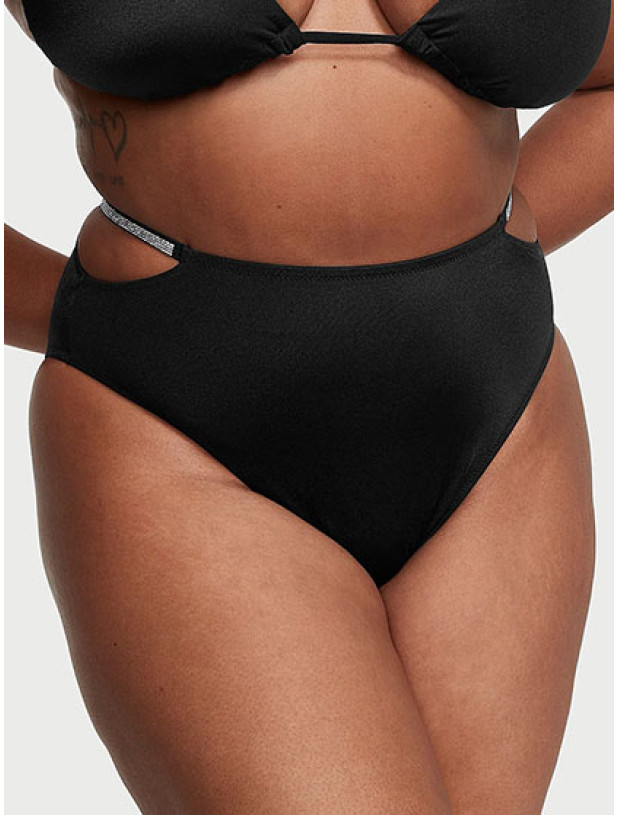 Купальник со Стразами Victoria's Secret Very Sexy Shine Trim Push-Up Bikini Top & Shine Strap High-Waist Cheeky Bikini Bottom_8