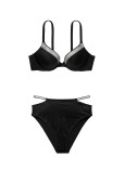 Купальник со Стразами Victoria's Secret Very Sexy Shine Trim Push-Up Bikini Top & Shine Strap High-Waist Cheeky Bikini Bottom_3