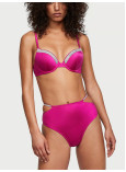 Купальник зі Стразами Victoria's Secret Very Sexy Shine Trim Push-Up Bikini Top & Shine Strap High-Waist Cheeky Bikini Bottom_1