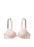 Комплект Білизни зі Стразами Victoria's Secret Very Sexy Bombshell Add-2-Cups Lace Shine Strap Push-Up Bra & Shine Strap Lace Thong Panty_3