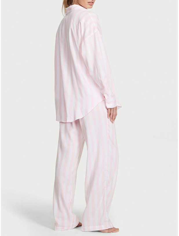 Піжама Victoria's Secret Cotton-Modal Long Pajama Set_2