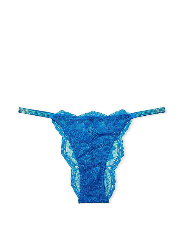 Трусики зі Стразами Бразиліани Victoria's Secret Very Sexy Shine Strap Brazilian Crotchless Panty_3
