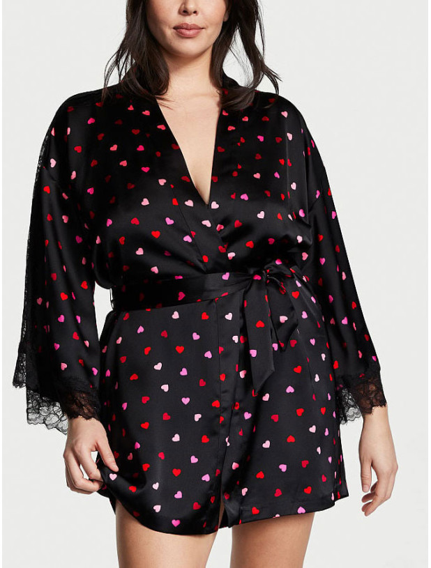 Халат Victoria's Secret Lace Inset Robe_2