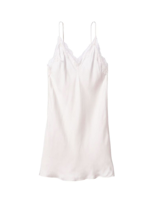 Нічна Сорочка Victoria's Secret Satin & Lace Slip Dress_3