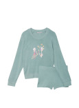 Піжама з Шортами Victoria's Secret Modal Terry Crewneck Short Set_3