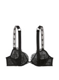 Бюстгальтер зі Стразами Victoria's Secret Very Sexy Shine Strap Unlined Low-Cut Lace Demi Bra_3