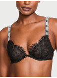 Бюстгальтер зі Стразами Victoria's Secret Very Sexy Shine Strap Unlined Low-Cut Lace Demi Bra_1
