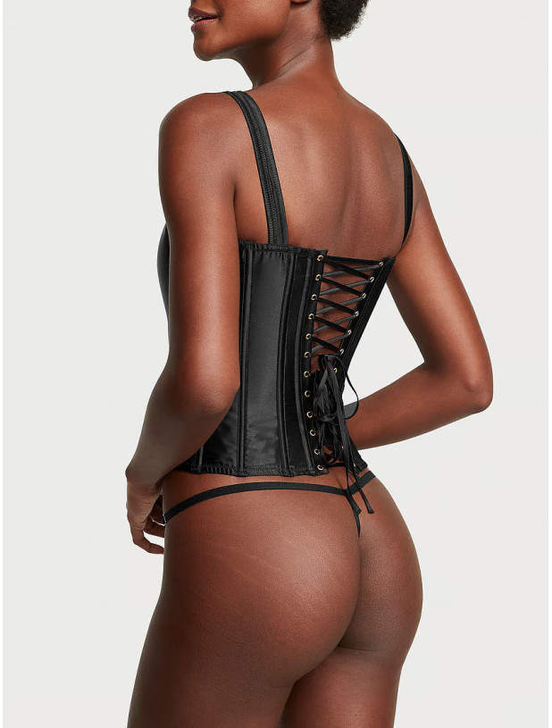 Набір Корсет і Трусики Victoria's Secret Very Sexy Classic Silk Corset Set_2