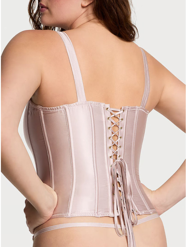 Набір Корсет і Трусики Victoria's Secret Very Sexy Classic Silk Corset Set_3