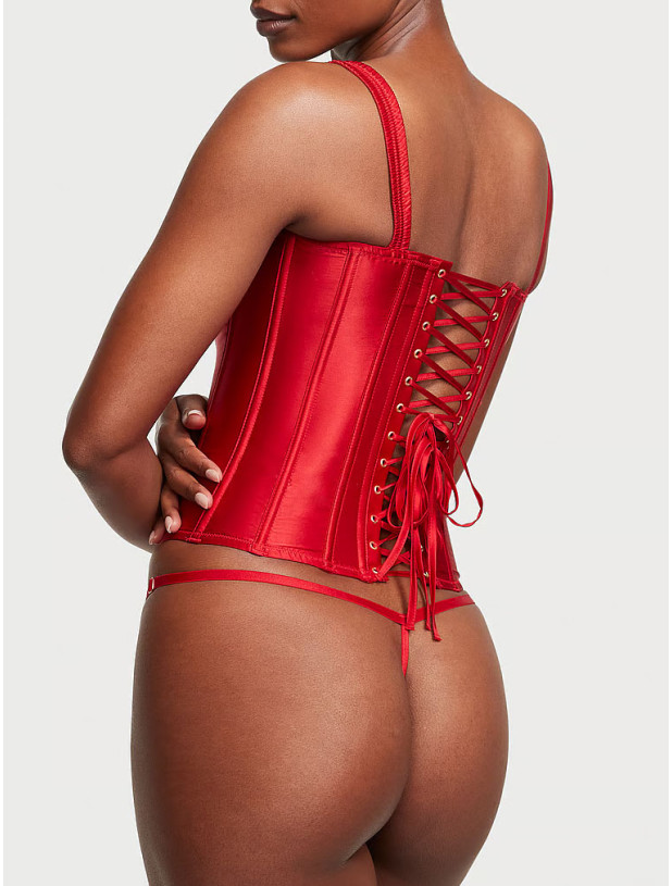 Набір Корсет і Трусики Victoria's Secret Very Sexy Classic Silk Corset Set_2