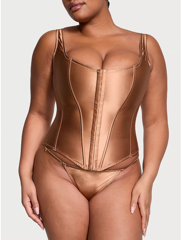 Набір Корсет і Трусики Victoria's Secret Very Sexy Classic Silk Corset Set_2