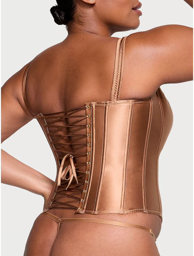Набір Корсет і Трусики Victoria's Secret Very Sexy Classic Silk Corset Set_3